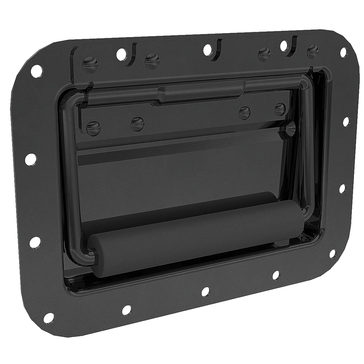 Black Large Steel Recessed Handle - Image 5