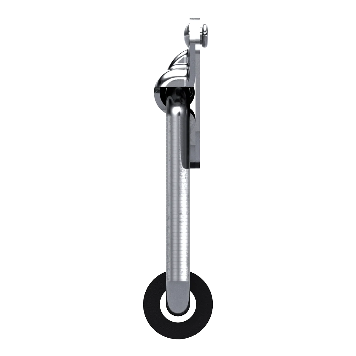 Spring-Loaded Surface Mount Handle – Heavy-Duty Steel with Padded Grip – 500 lbs Capacity - Image 3