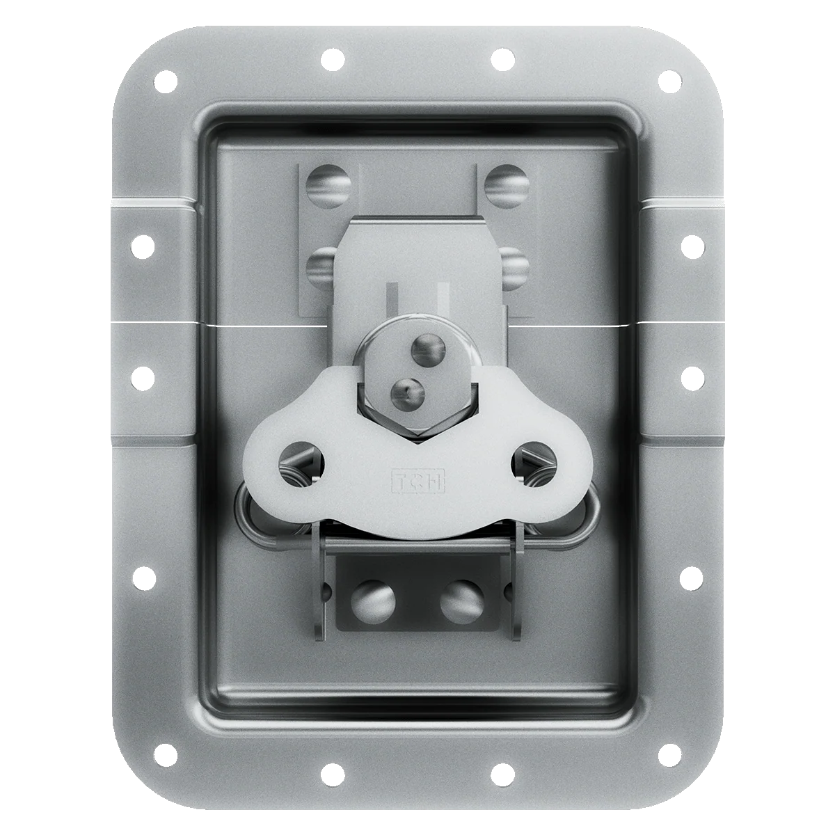Large Recessed Twist Catch with 7/8-inch Offset and Kickout spring - Image 2