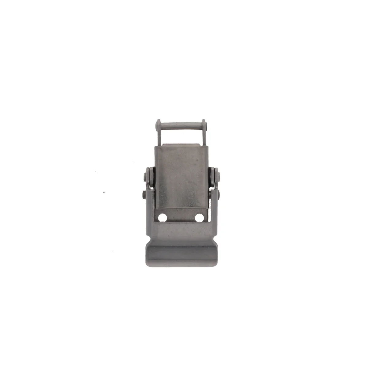 Silver Compression Spring Drawlatch with Down swept Lever and 0.130-inch dia. mounting holes - Image 3