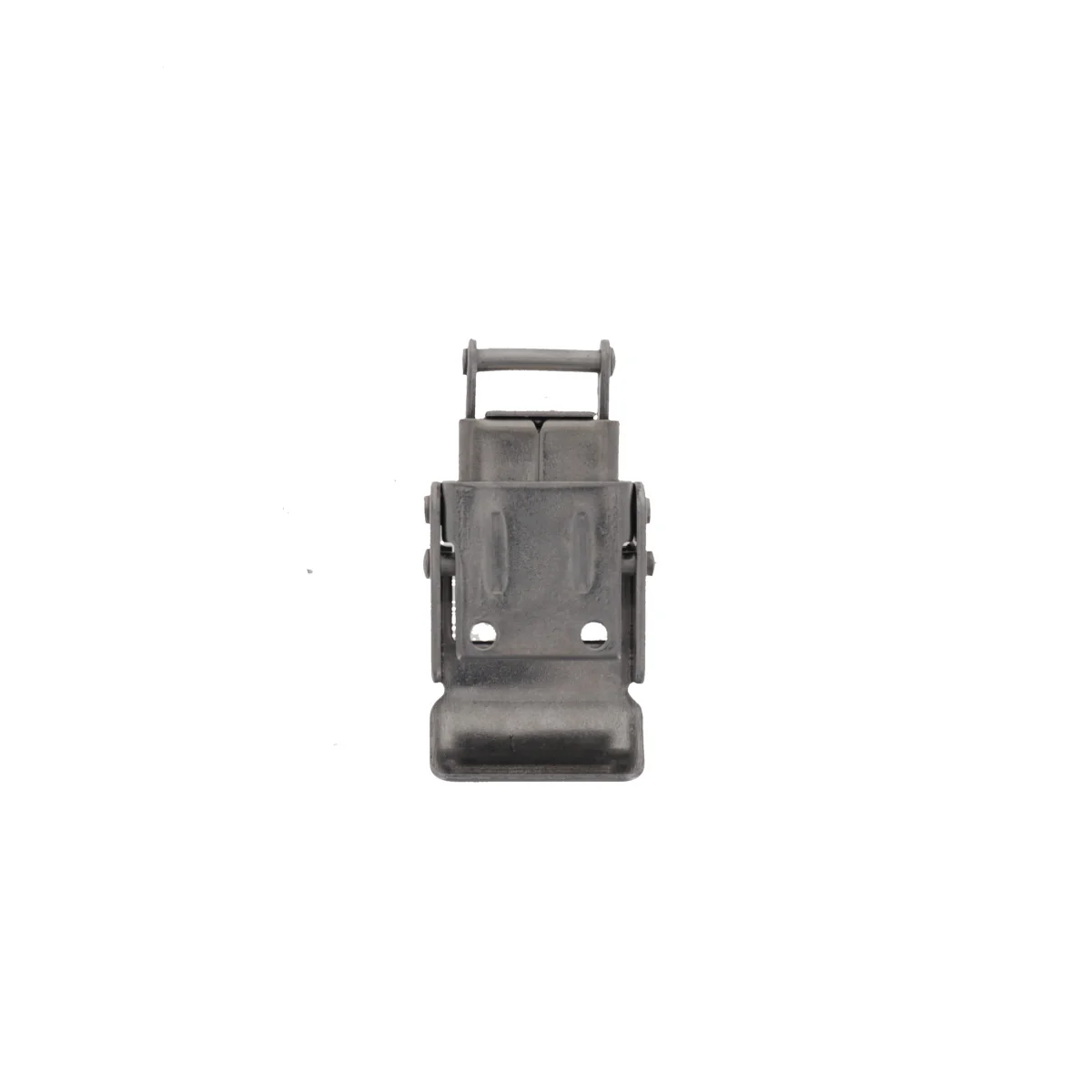 Silver Compression Spring Drawlatch with Down swept Lever and 0.130-inch dia. mounting holes - Image 4