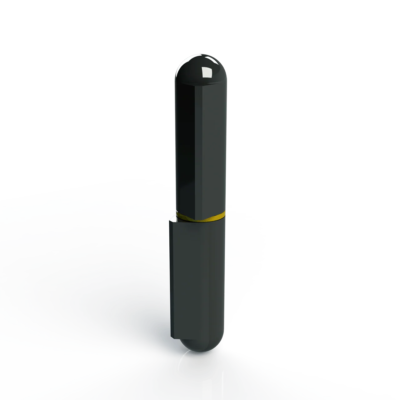 2-inch Steel Weld-On Hinge with Brass Pin