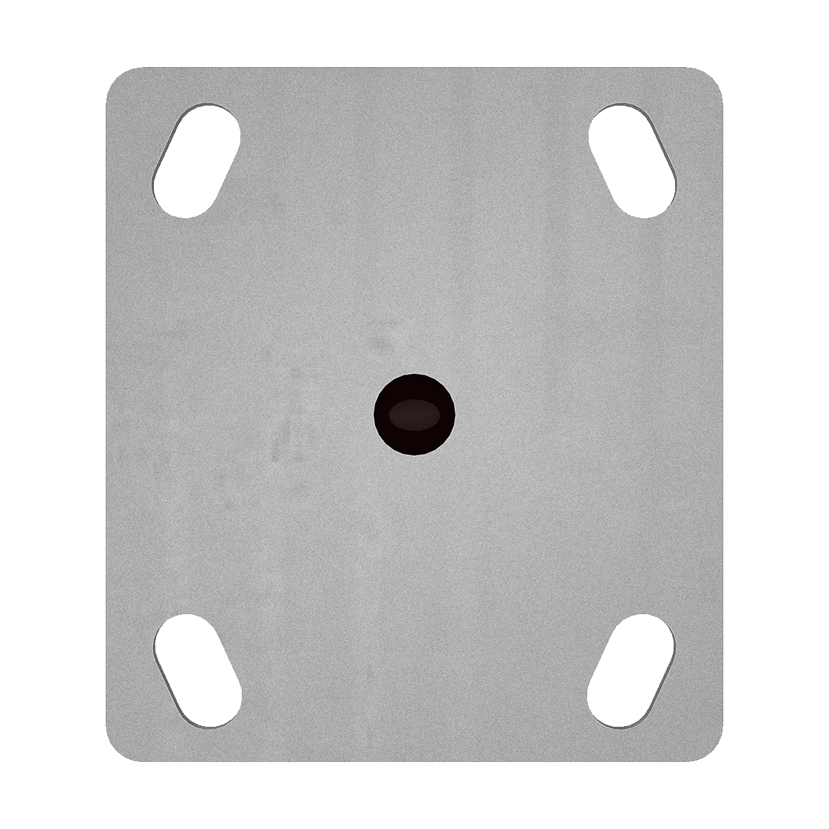 4 x 2-inch Maroon Polyurethane Rigid Caster - Image 5