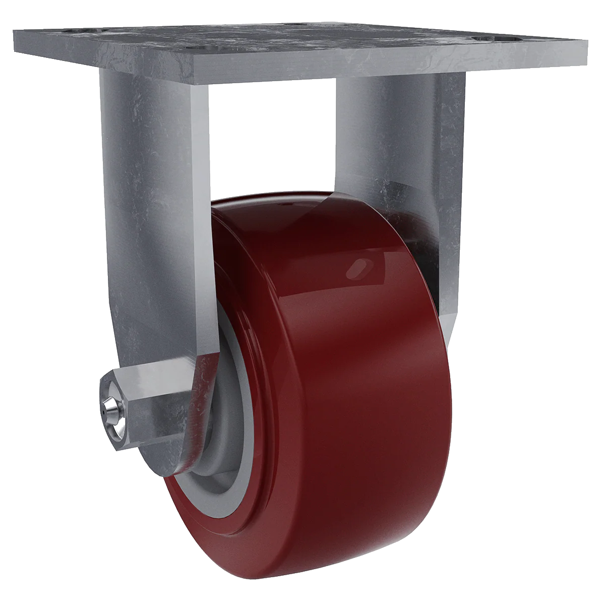 4-inch Poly Hi-Tech Rigid Caster - Image 5