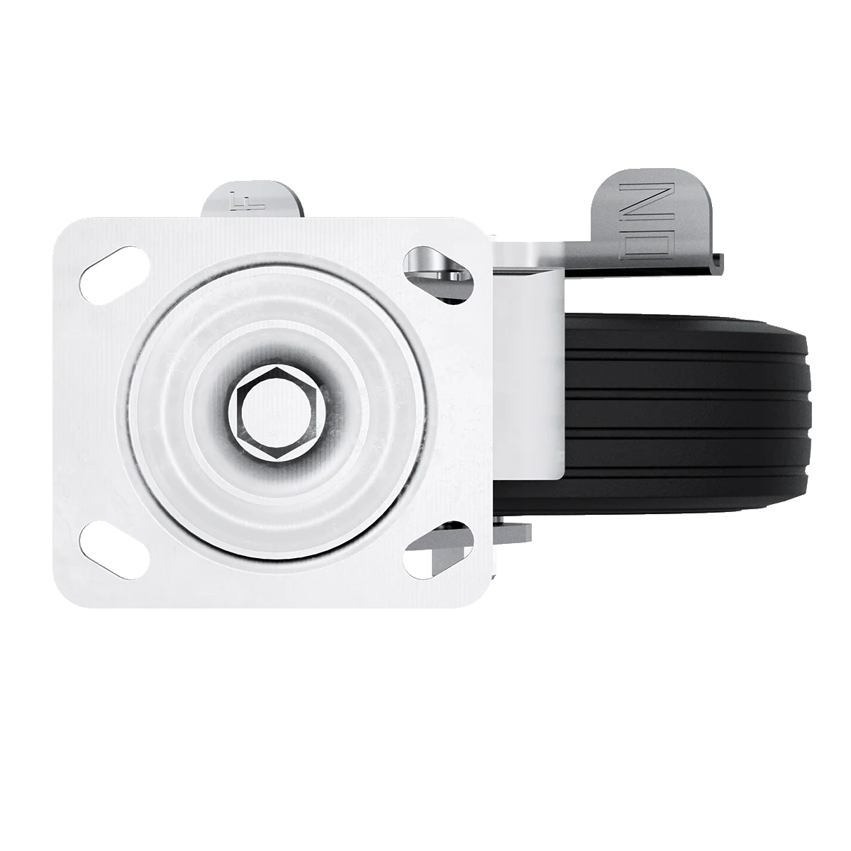 8-inch Flat Free Field Caster with Brake Kit - Image 5