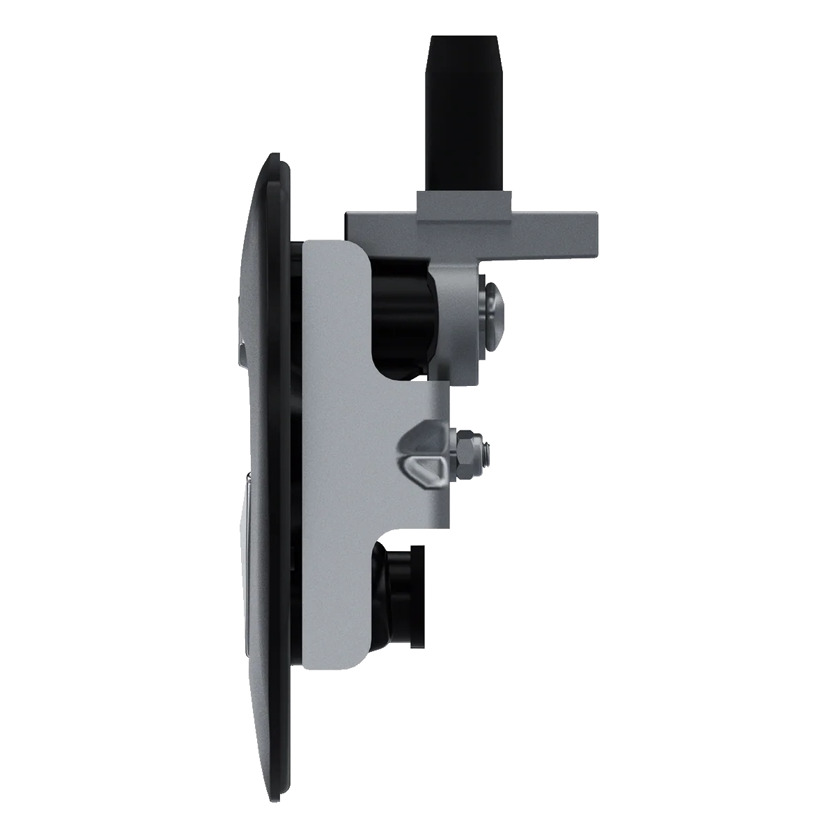 Southco Flush Mount Curved Lift-and-Turn Compression T-Handle Latch with key lock - Image 3