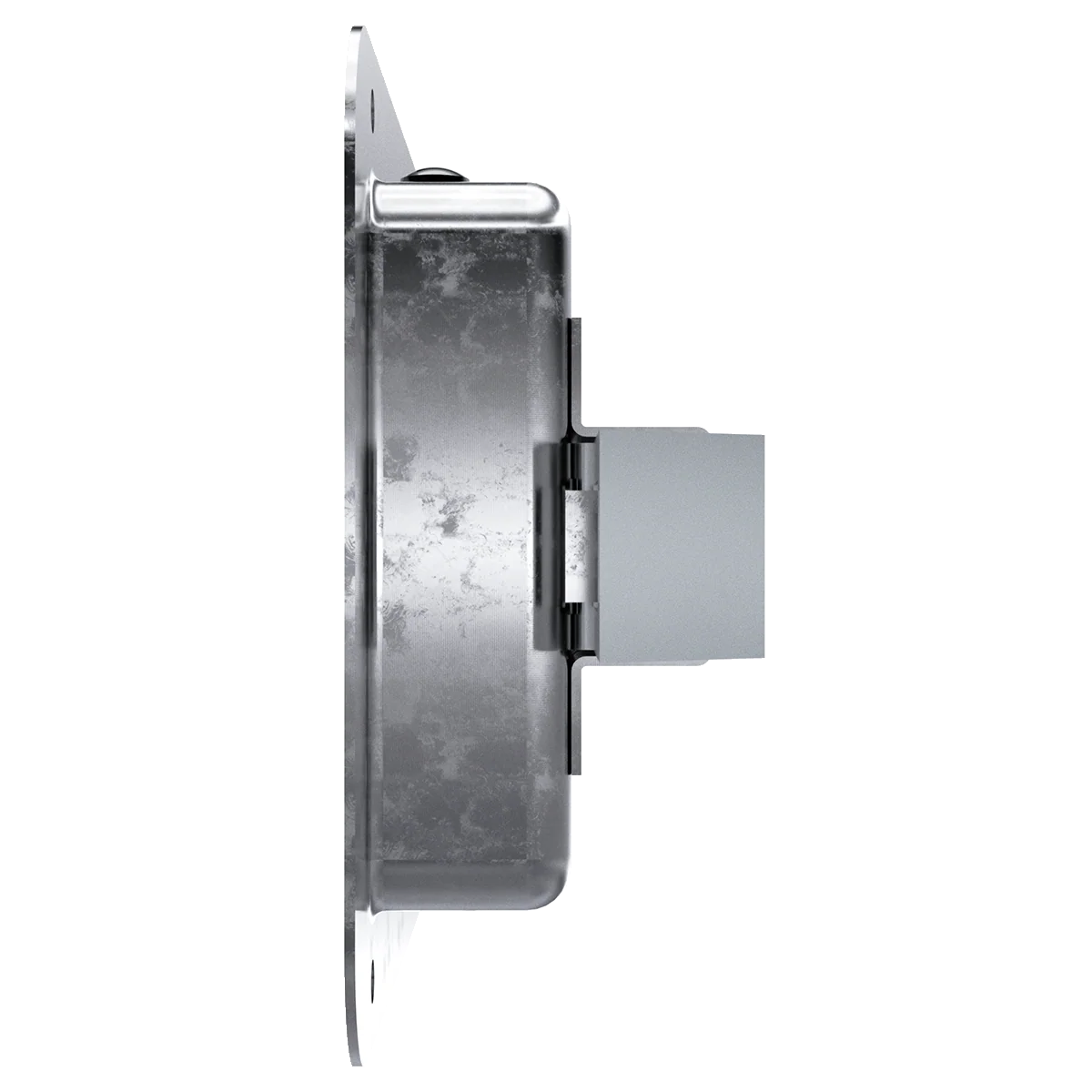 4-1/4in x 5-1/2in Steel Paddle Slam Latch, flush mount - Image 3