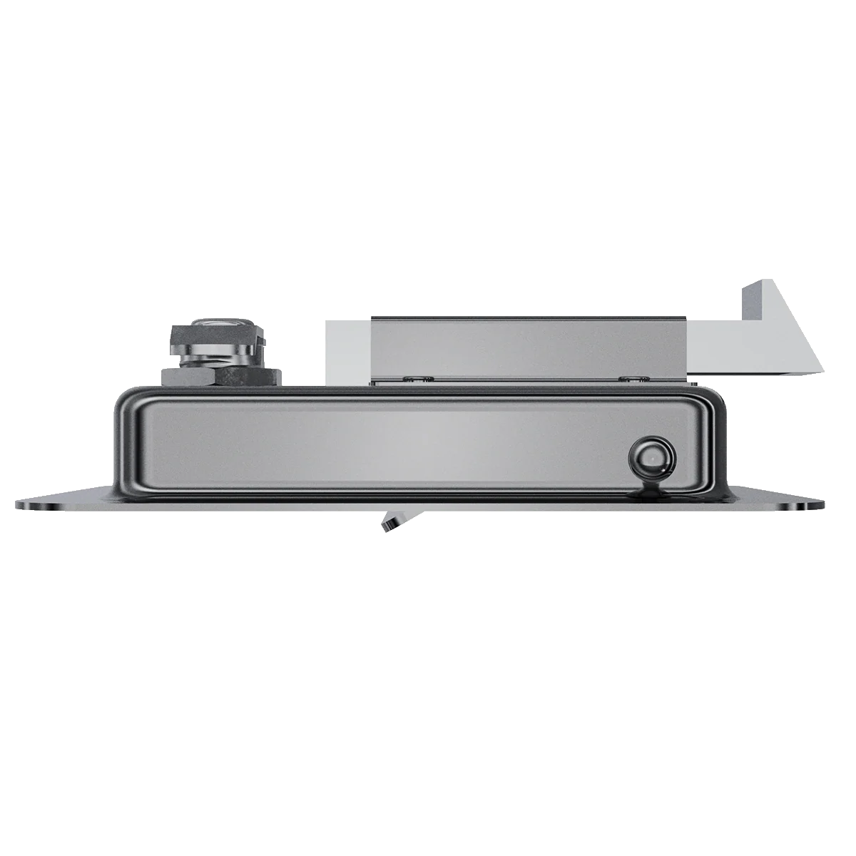 4-1/4in x 5-1/2in Key lockable Stainless Steel Paddle Slam Latch with CH501 Key - Image 4