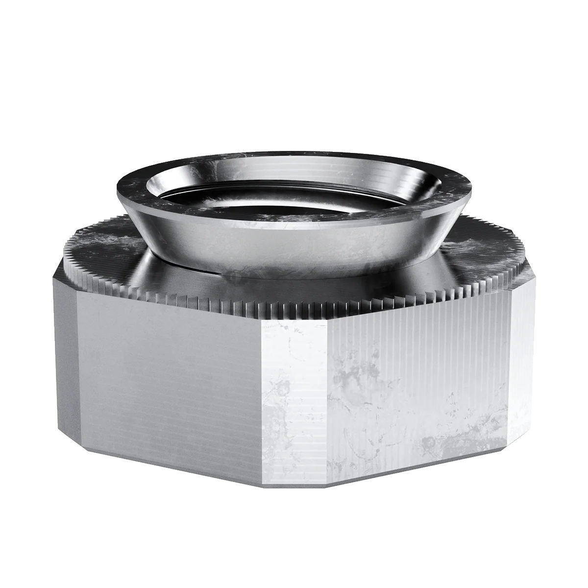 Self-Clinching Nut, KAL-Self-Clinching Nut, Steel, Zinc Clear, Metric, M6x1.0 x 2, 50 Pack