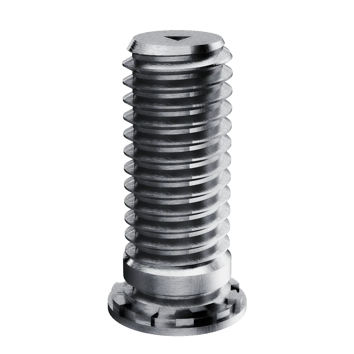 Self-Clinching Stud, For SS, 400 Series Stainless Steel, Passivated, 5/16-18 x 1.000, 50 Pack