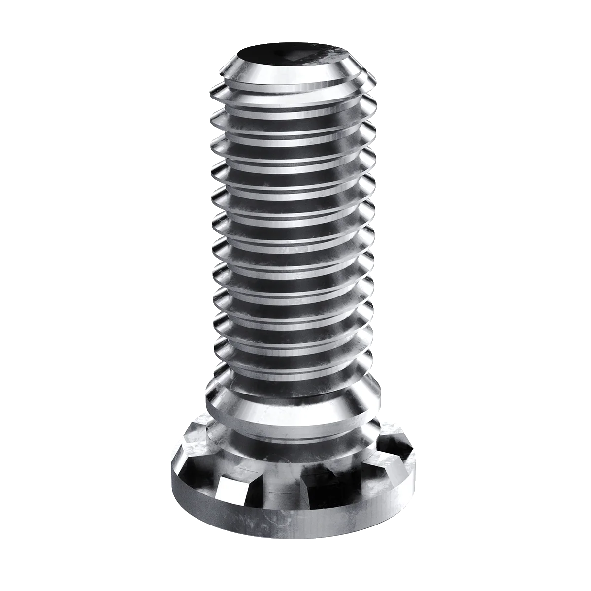 Self-Clinching Stud, High Torque, Phosphor Bronze CDA-510, 10-24 x 0.750, 100 Pack