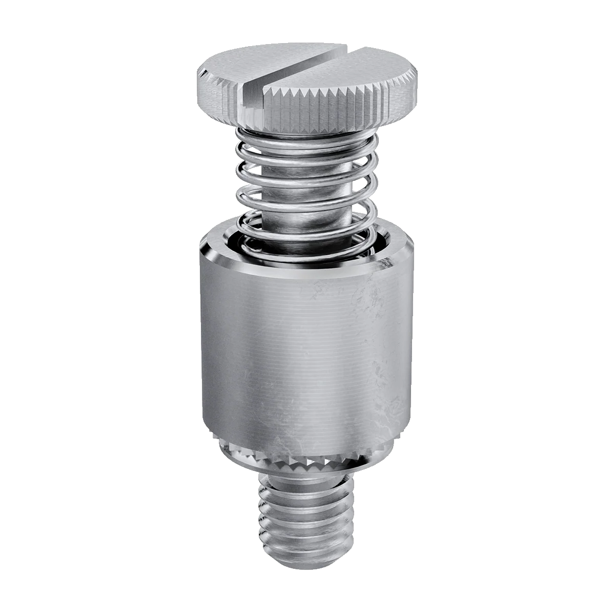 Self-Clinching Panel Fastener, 300 Series Stainless Steel, Passivated, 4-40 x 0.375, 100 Pack