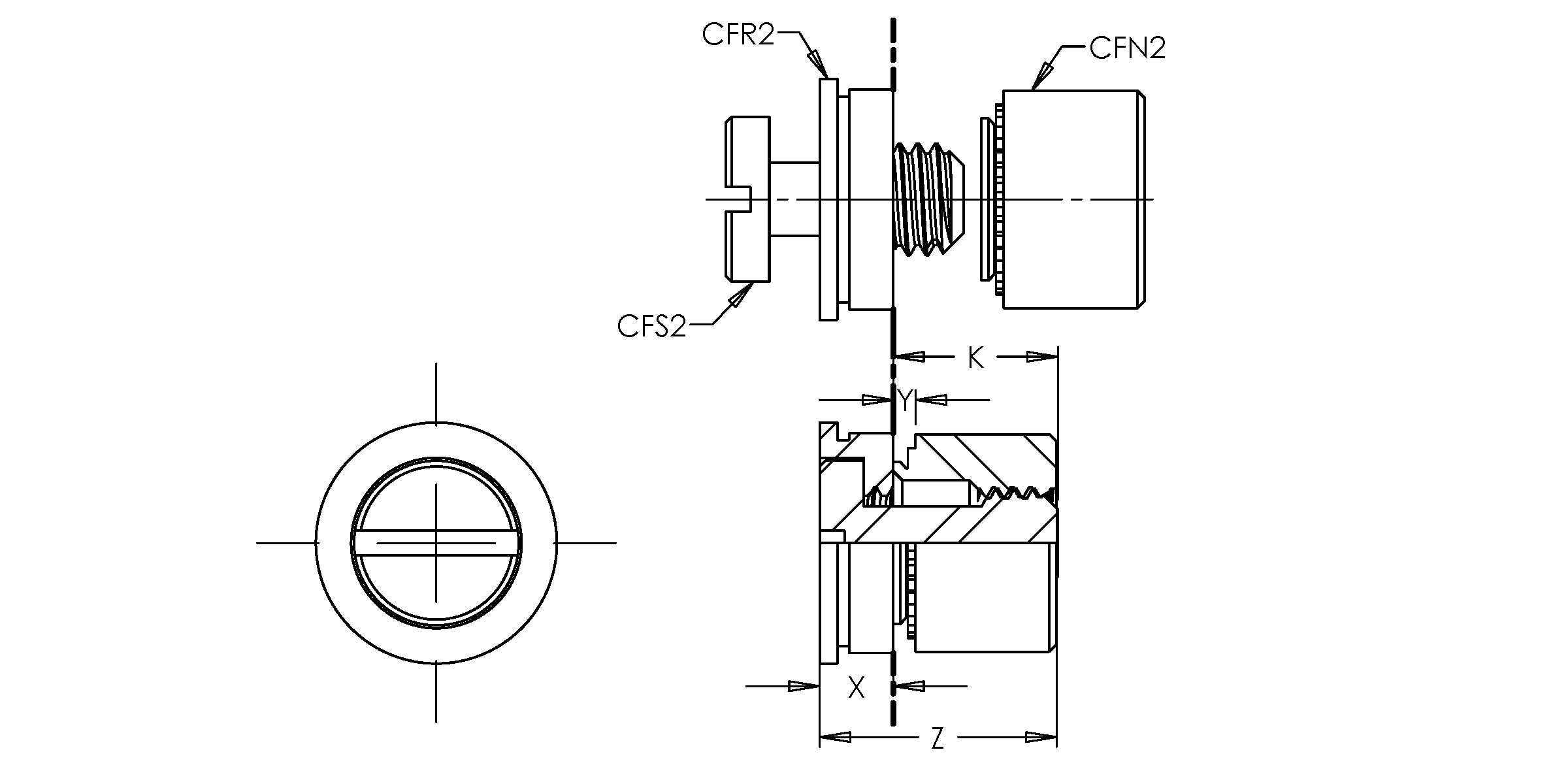Flush Mounted Retainer Component, 300 Series Stainless Steel, Passivated, Metric, M5x0.8 x 1, 100 Pack - Image 4