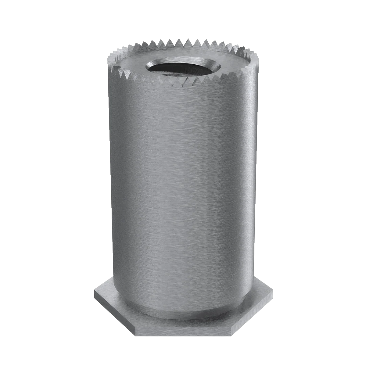 Self-Clinching Standoff, Self-Grounding, 7075-T6 Aluminum, 4-40 x 0.5, 100 Pack