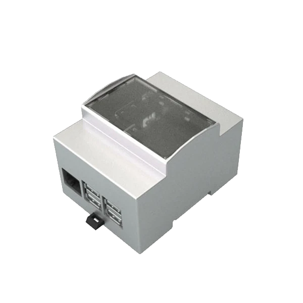 Italtronic Raspberry Pi B+ Modulbox DIN Rail 4M XTS Plastic Enclosure Case Kit, Transparent - 25.0410000.RMB (Raspberry PI not Included.) - Image 3